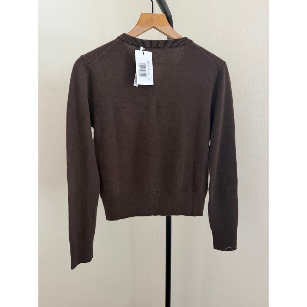 New NWT CAARA Finley brown Cashmere Cardigan Sz S - Picture 5 of 7